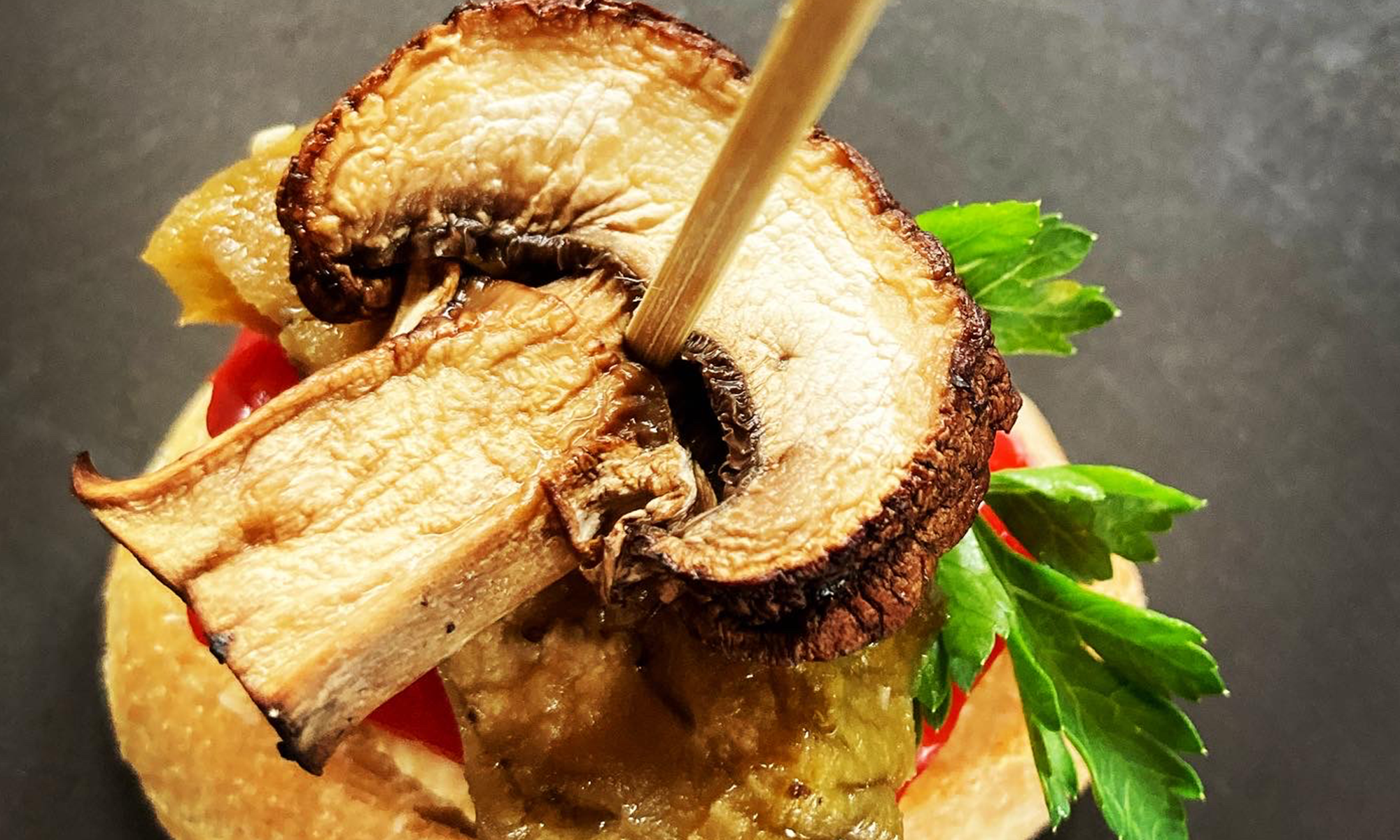 Foto zeigt vegetarische Spiesschen